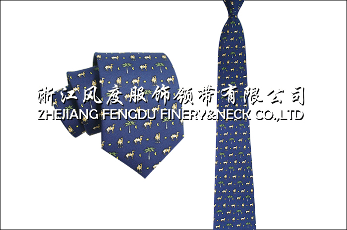 2019春夏新款印花仿絲商務領帶 FDMP1879