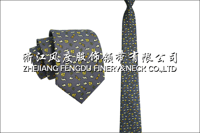 2019春夏新款印花仿絲商務領帶 FDMP1882